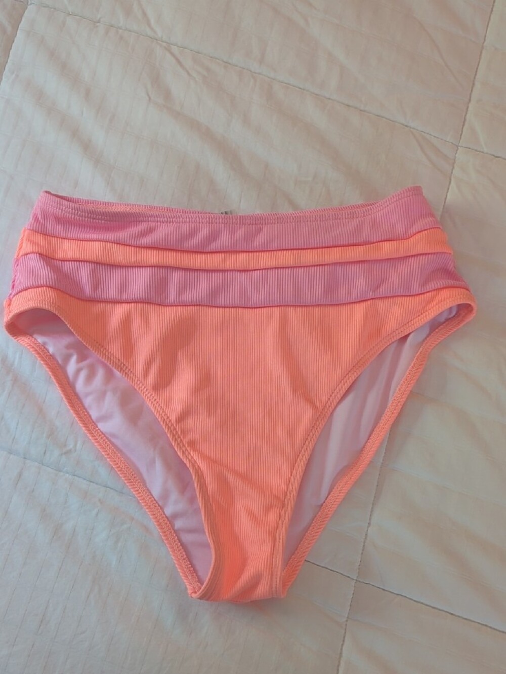 NWT- Cupshe 80s Vibe Neon Bikini Set - Picture 5 of 7